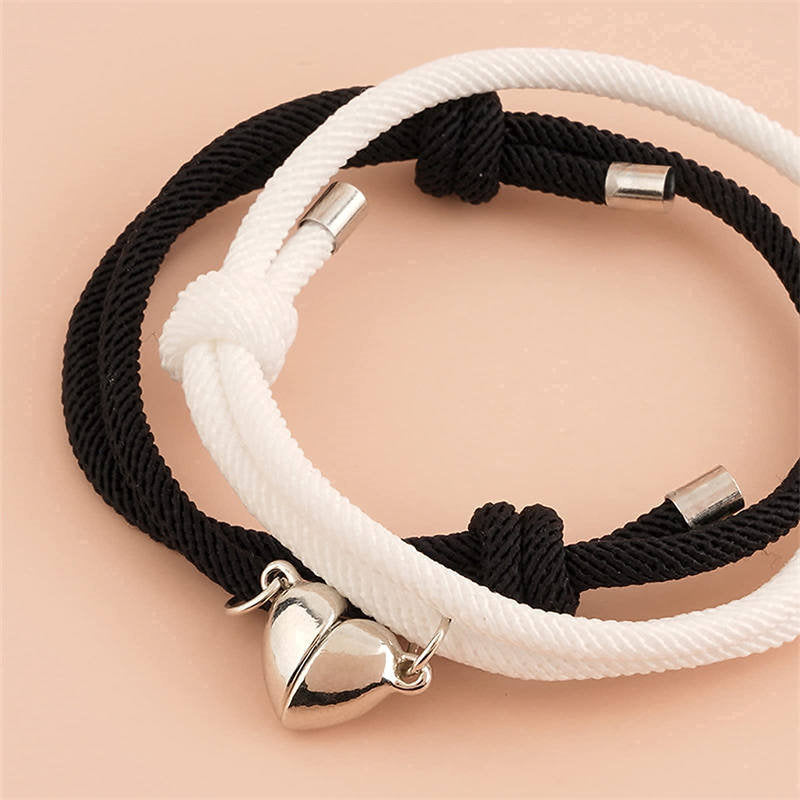 2Pcs Love Magnetic Couple String Strength Bracelet Bracelet BS 4