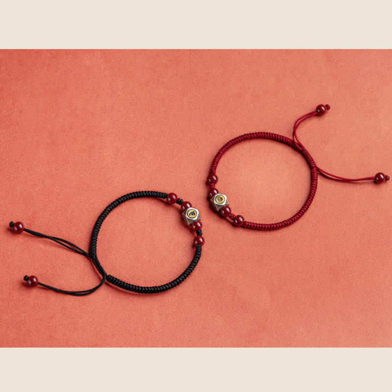 Buddha Stones 925 Sterling Silver Chinese Zodiac Cinnabar Calm Bracelet - image 26