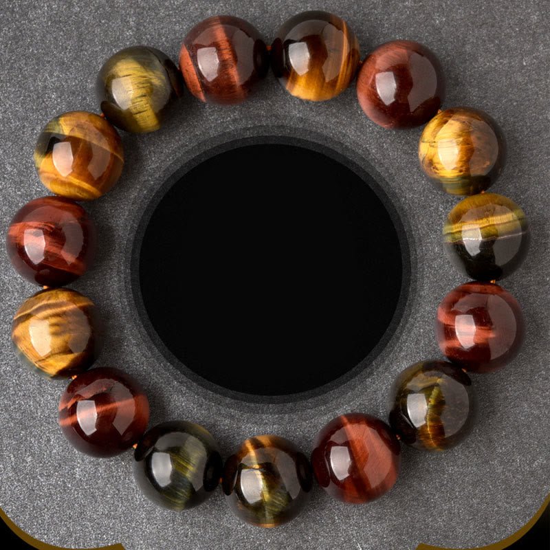 Buddha Stones Natural Tiger Eye Positive Protection Bracelet Bracelet BS 3