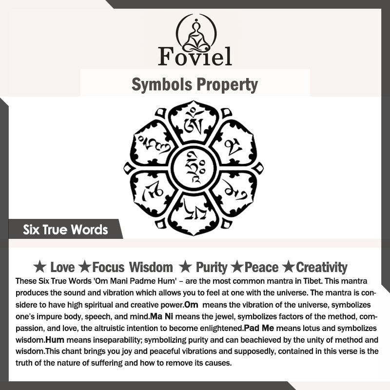 Buddha Stones Handmade Tibetan Mantra Purity Bracelet Bracelet BS 6