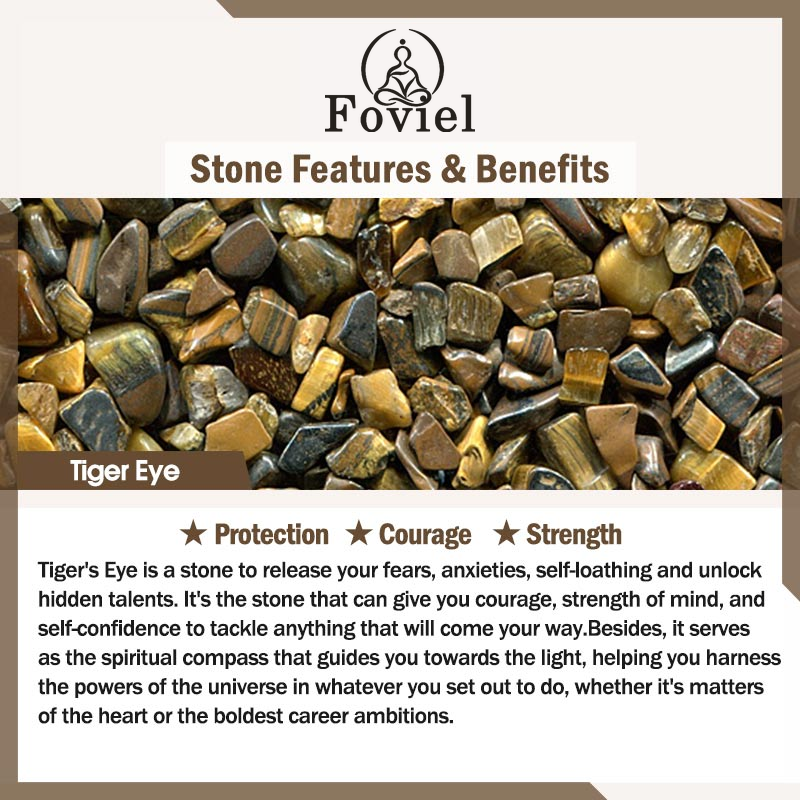 Foviel 925 Sterling Silver Black Obsidian Tiger Eye Eye of Providence Purification Bracelet
