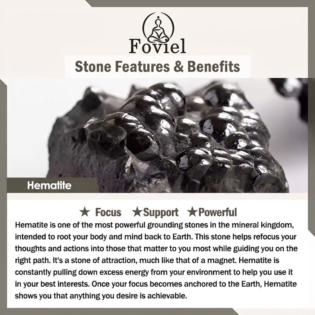 Buddha Stones Tiger Eye Lava Rock Black Onyx Lazurite Lapis Lazuli Hematite Bead Positive Leather Bracelet - image 11