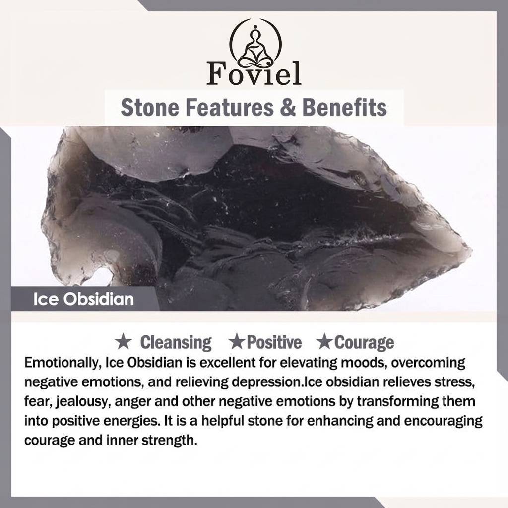 Buddha Stones Natural Black Obsidian Tiger Eye Ice Obsidian Fox Pendant Amulet Necklace Necklaces & Pendants BS 16