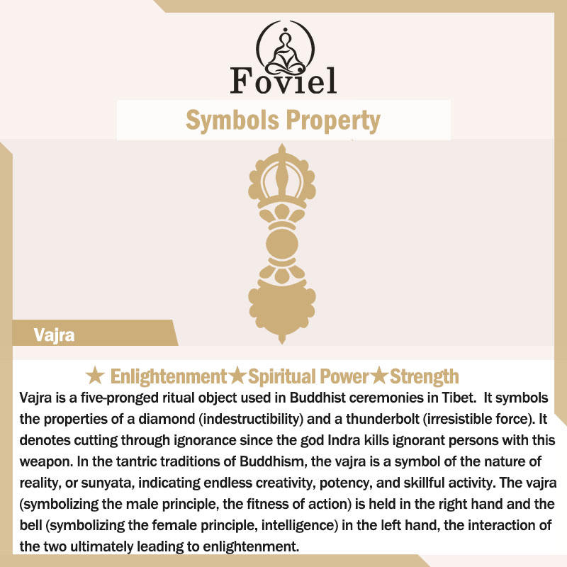 Buddha Stones Handmade Nepal Five Prong Three Prong Vajra Dorje Strength Copper Decoration Dorje BS 21