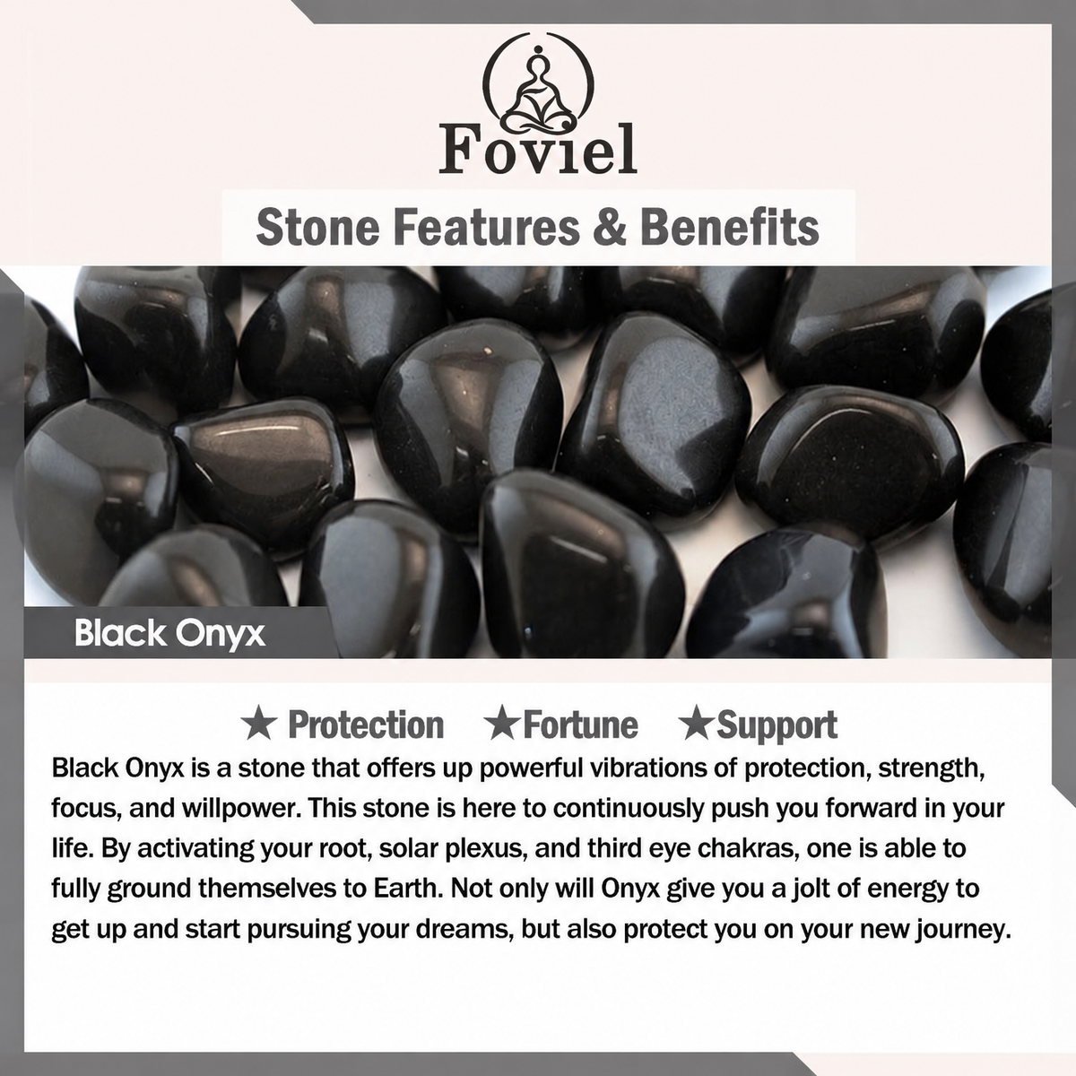 Foviel Black Onyx features and benefits