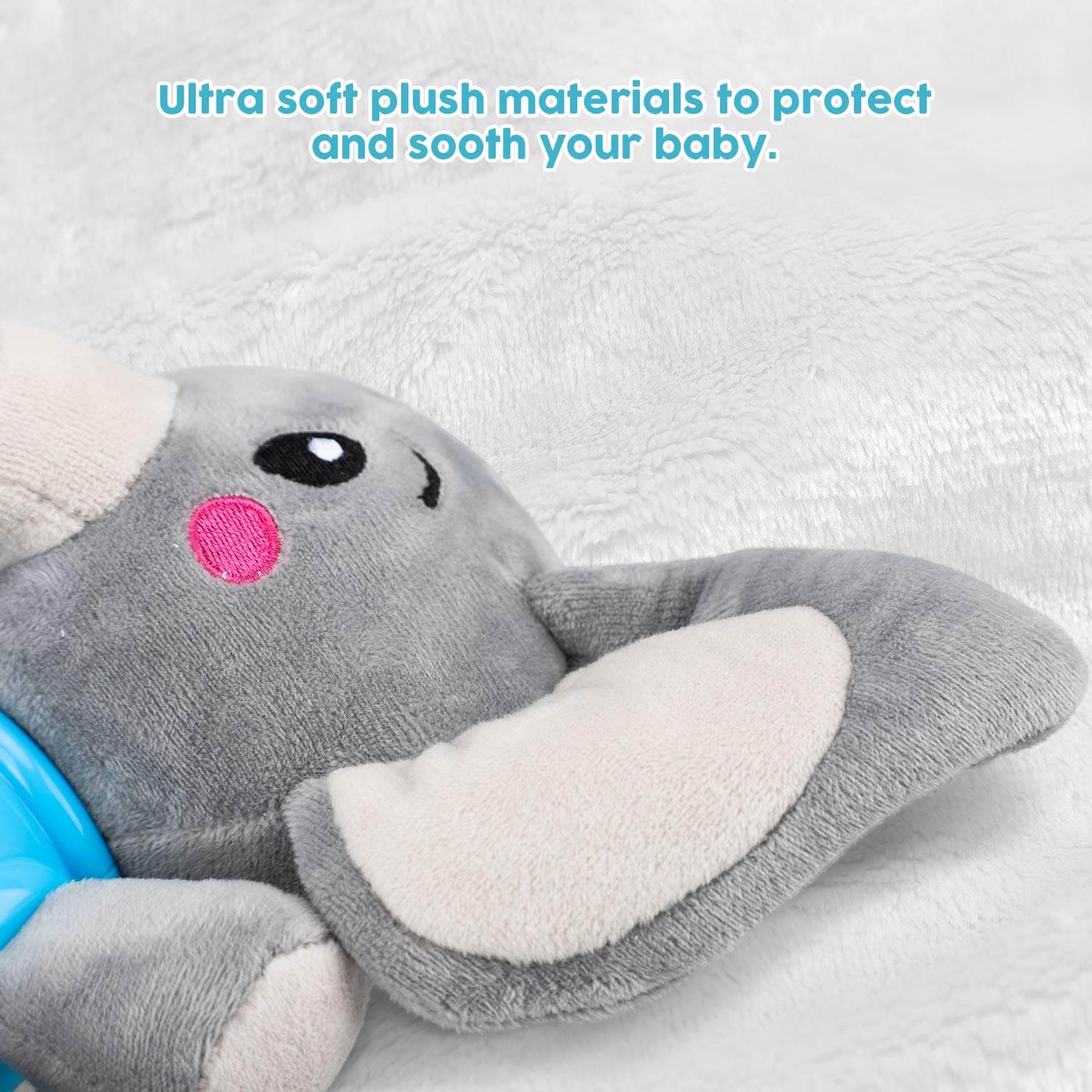 Peluche Elefante Musical para Bebé Fidtoy con Luces y Sonidos