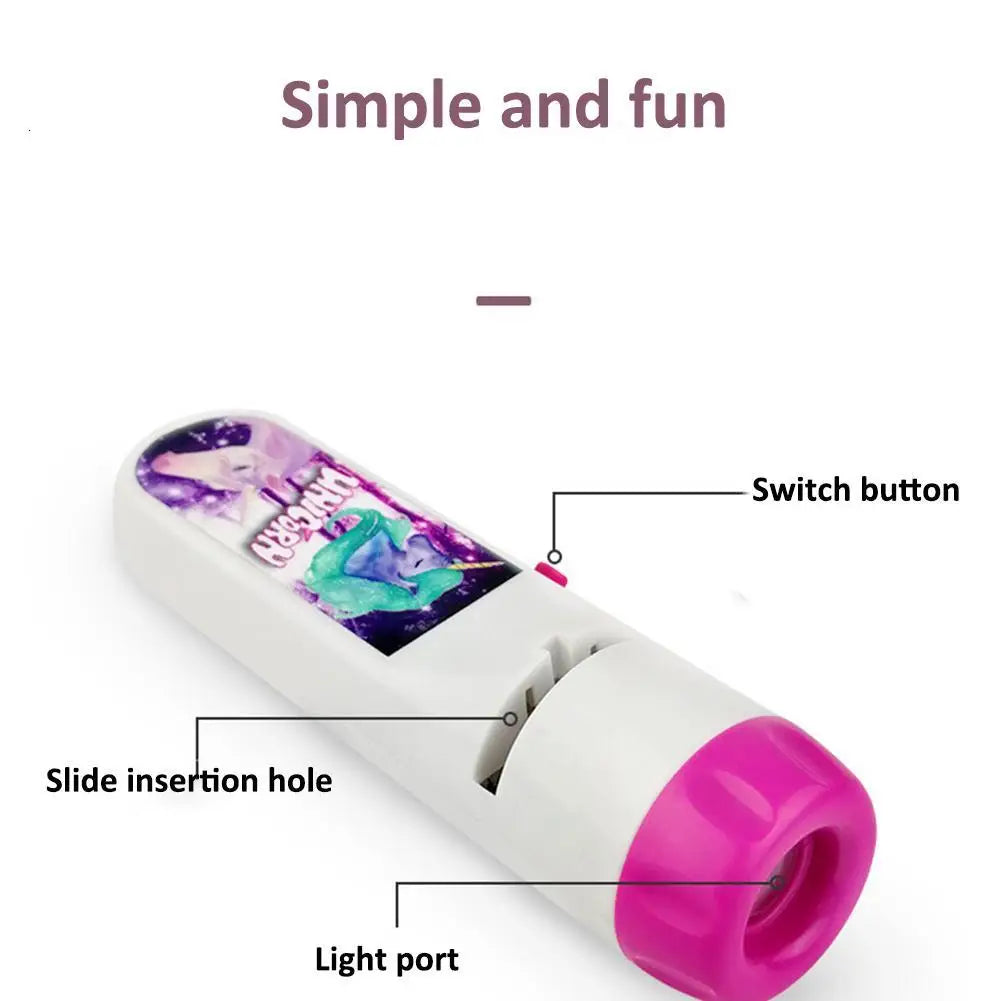 Glow Tales™ – Imágenes de Cuentos para Dormir – Linterna con Proyección de Juguete