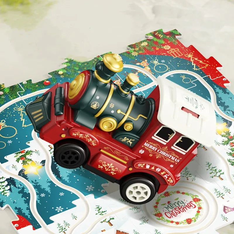 DIY Xmas Train Track™ - Construye tu propio paraíso navideño - Rompecabezas de Tren Navideño