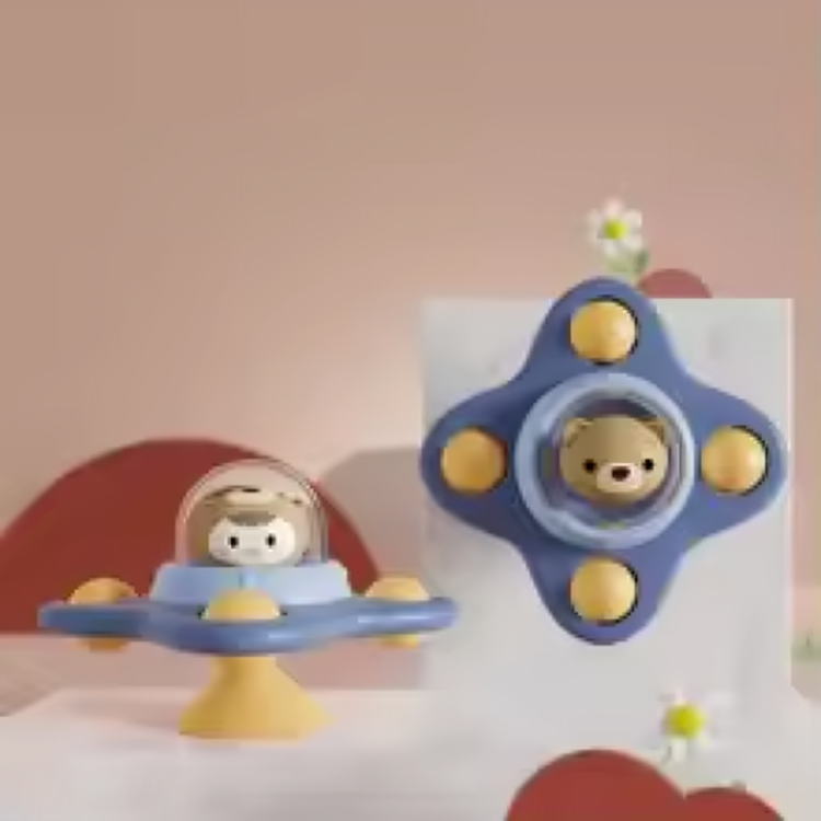 Juguetes giratorios de baño™ - Educativos y Divertidos - Juguetes de baño Fidget para bebés