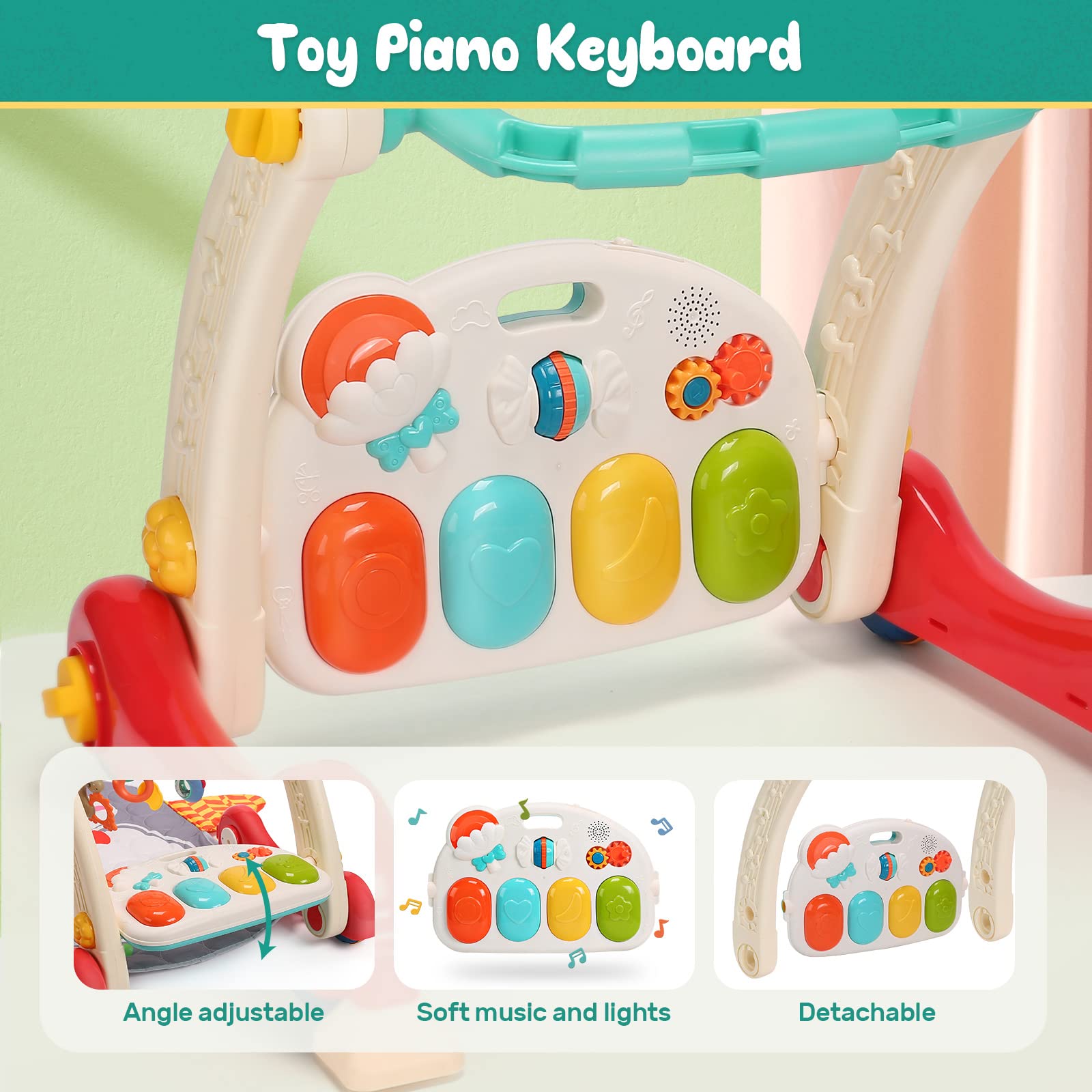 Fidtoy Baby Gym Play Mat and Learning Walker