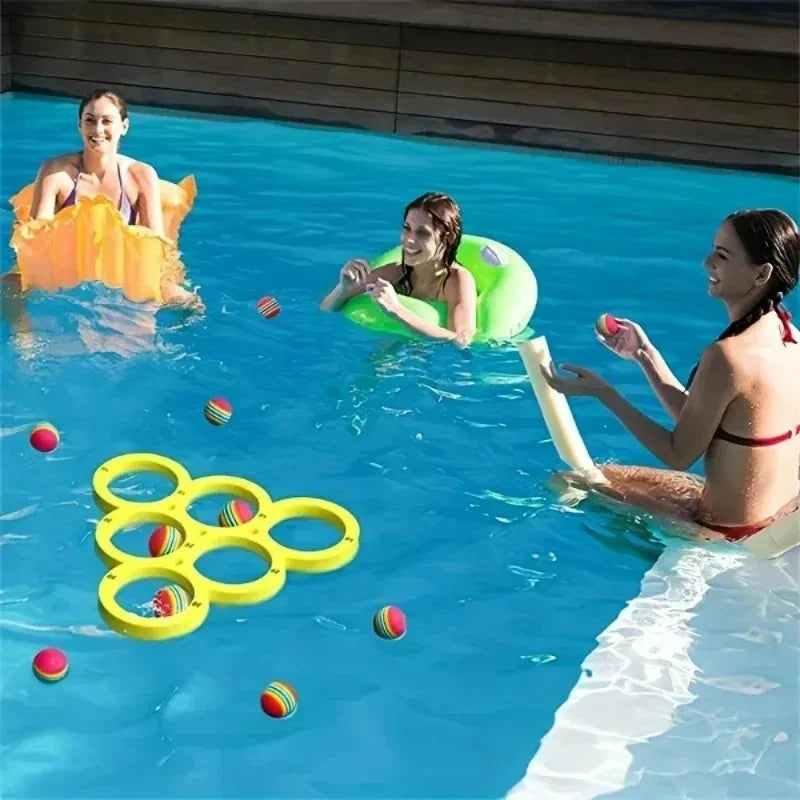 Fun Splash - ¡Salpica y juega - Juego de aros acuáticos