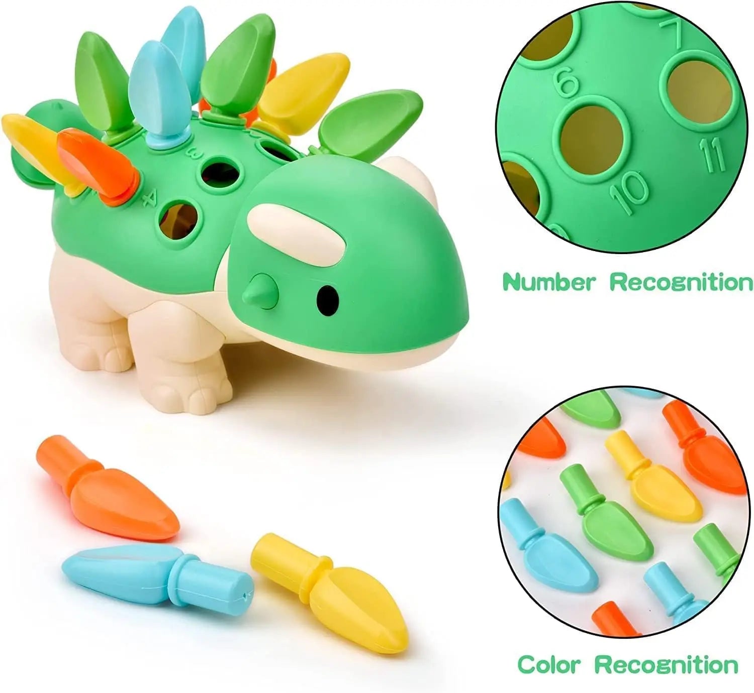 Dino Discovery™ - Kleur & Getallen herkennen - Fijne Motoriek