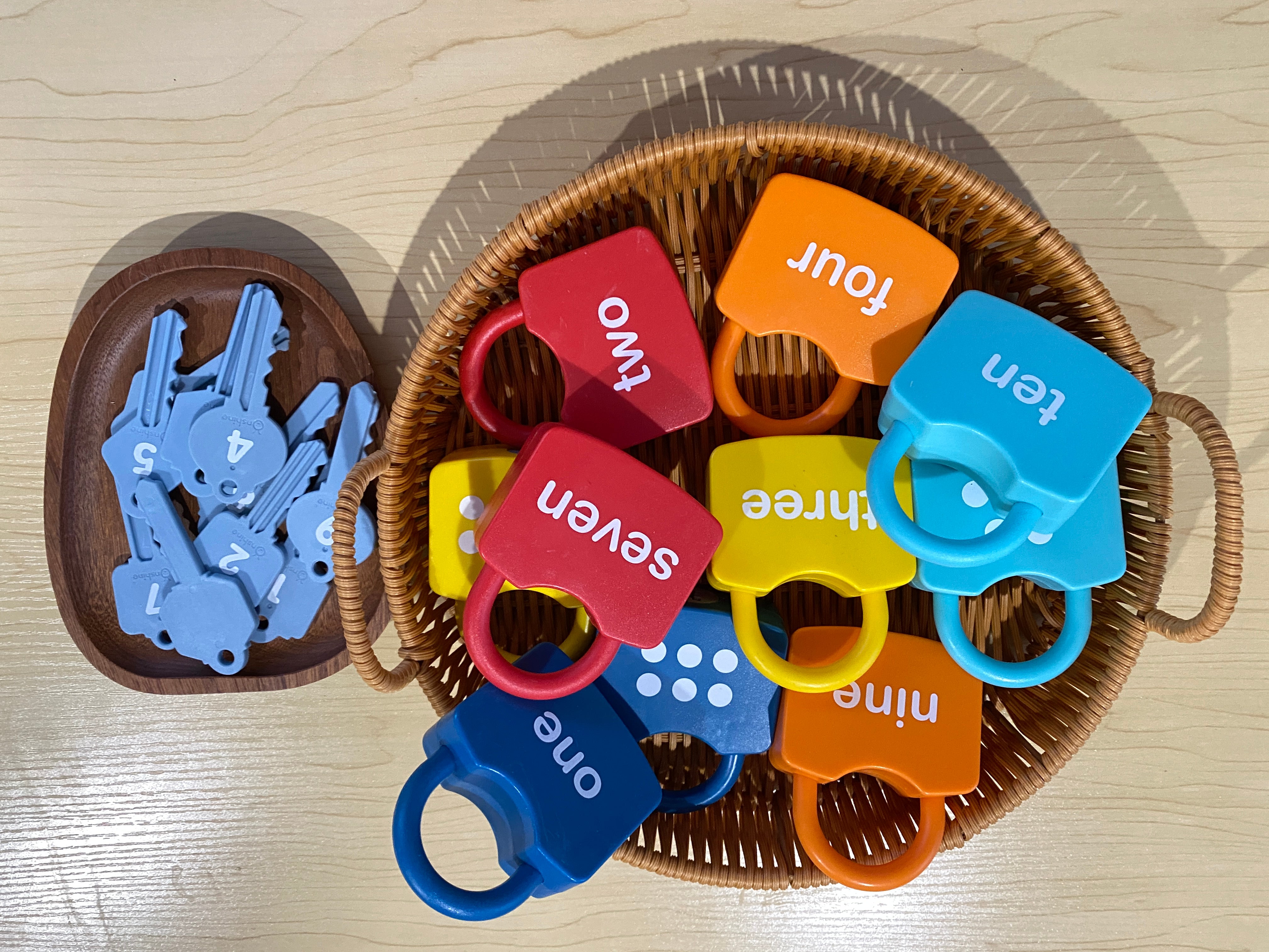 Onshine Serrures numériques et serrures alphabétiques - Jouets pour la motricité fine