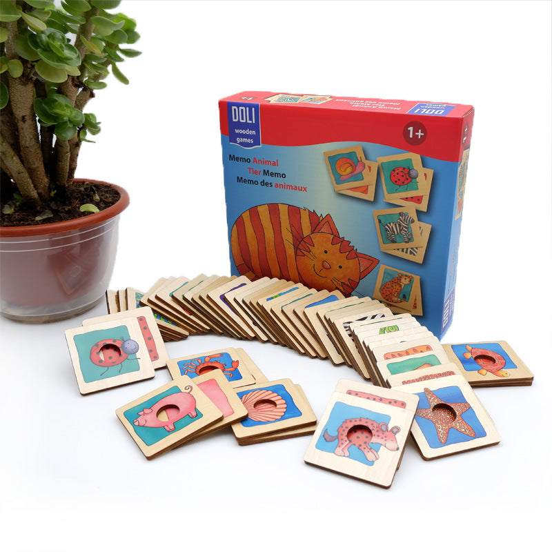 Animal Texture Match puzzle - Fine motor skills toys