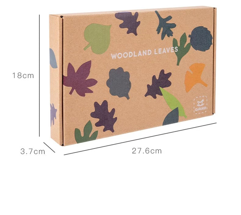 Feuilles des bois 40 pièces - Jouets en bois à construction libre