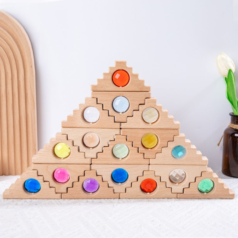Rainbow Gem Blocks - Best Open Ended Toys