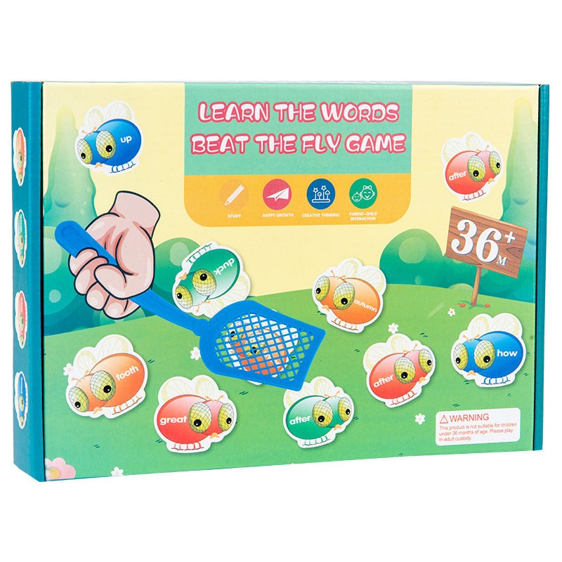 Aprende la palabra Vence el juego de la mosca - Juguetes de aprendizaje del alfabeto