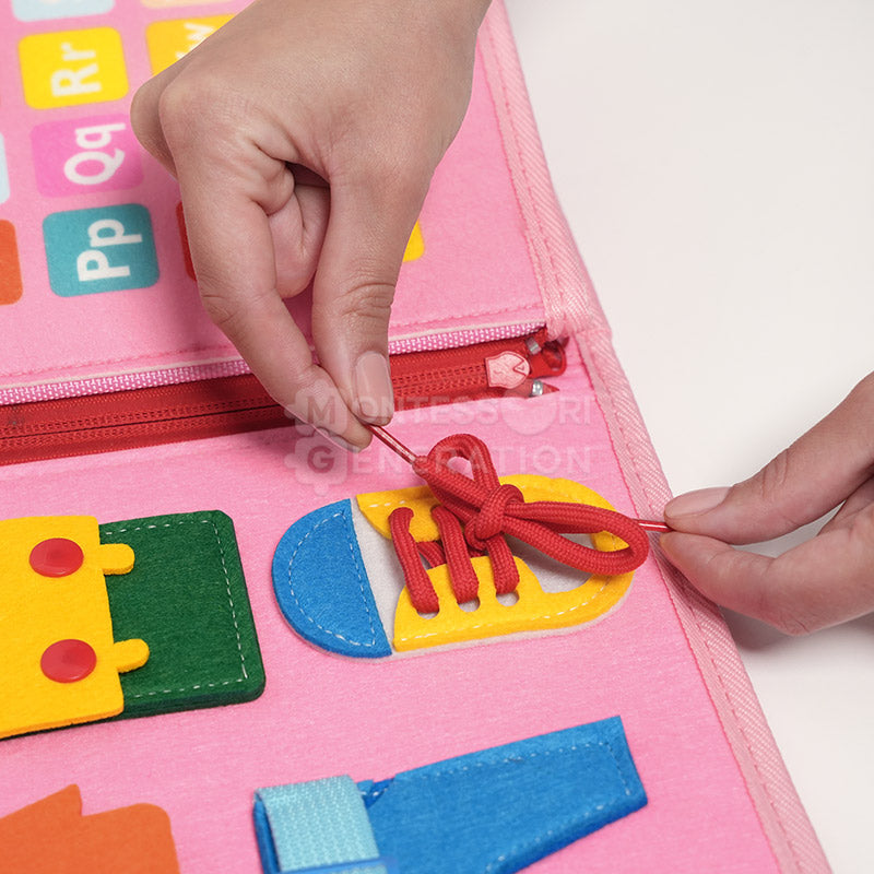 Fidtoy Interactive Busy Bag for Toddlers – Montessori Sensory Learning Toy Age 3+
