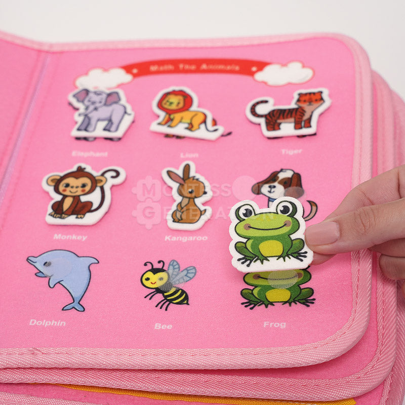 Fidtoy Interactive Busy Bag for Toddlers – Montessori Sensory Learning Toy Age 3+