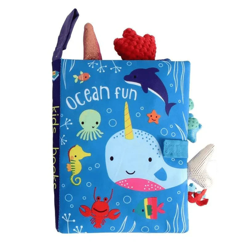 Livre sensoriel doux animal