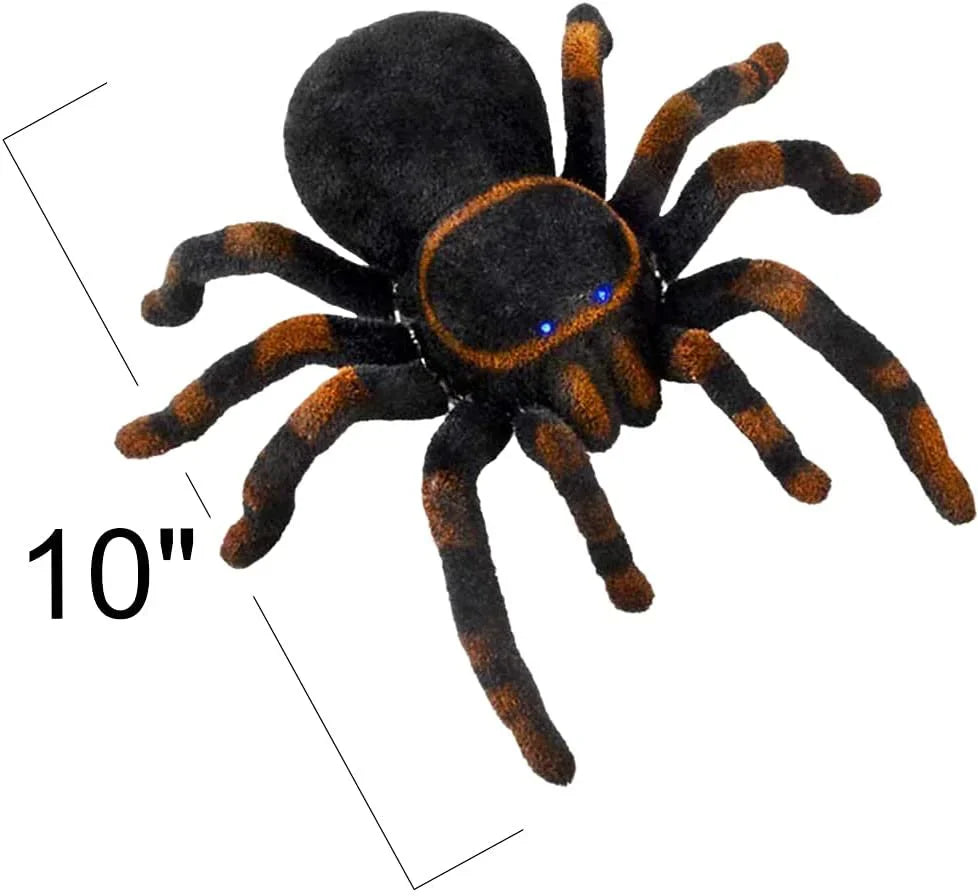 Fidtoy Juguete de Tarántula Araña con Control Remoto – Araña Realista en Movimiento para Niños Mayores de 8 Años