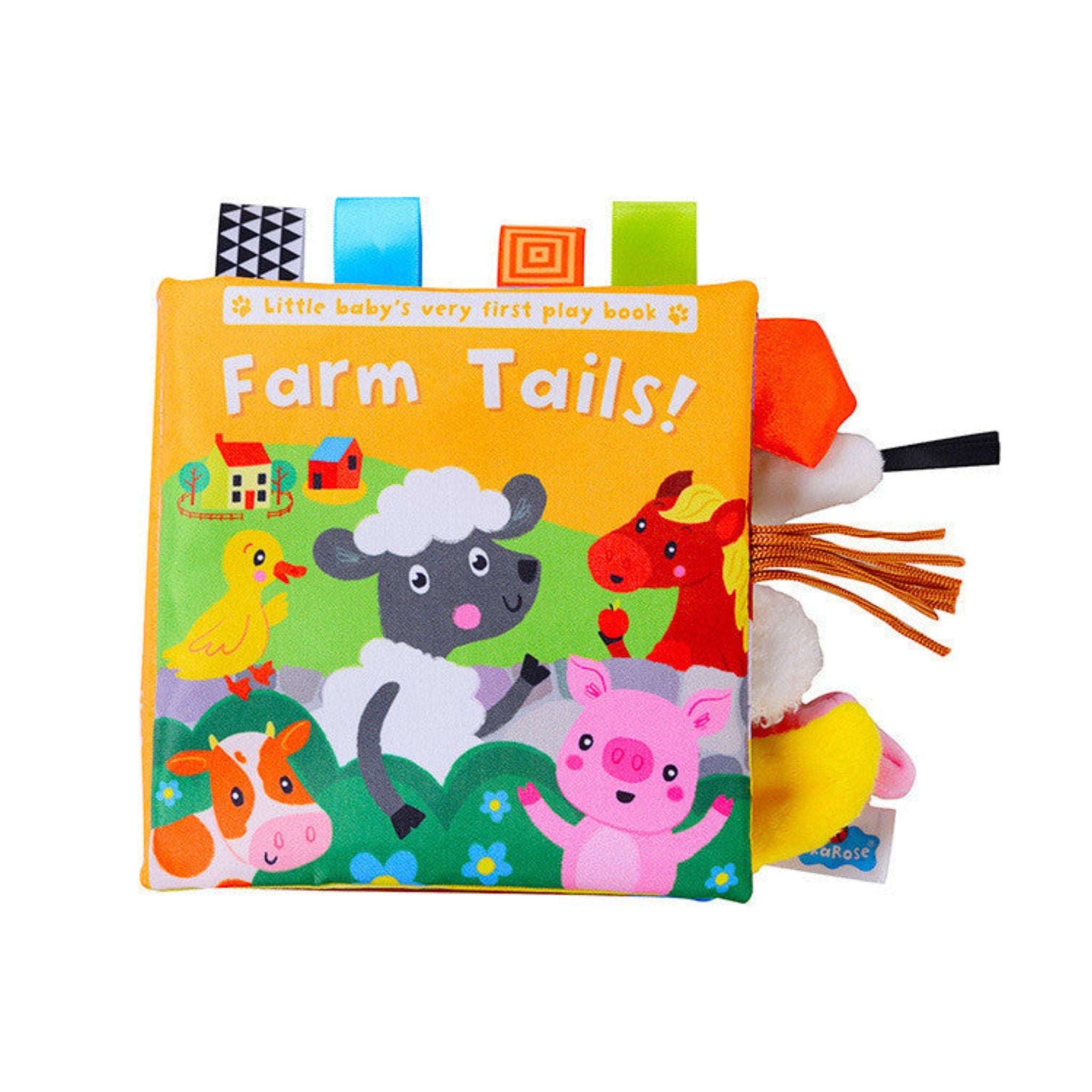 Libro Blando Montessori Colas de Animales