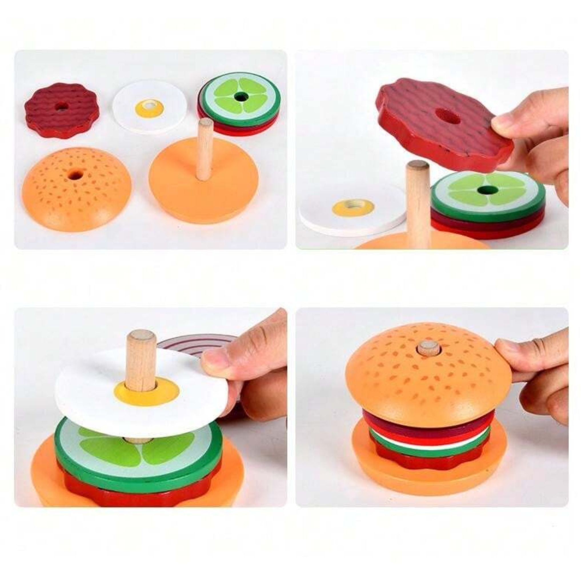 Constructeur de hamburgers Montessori