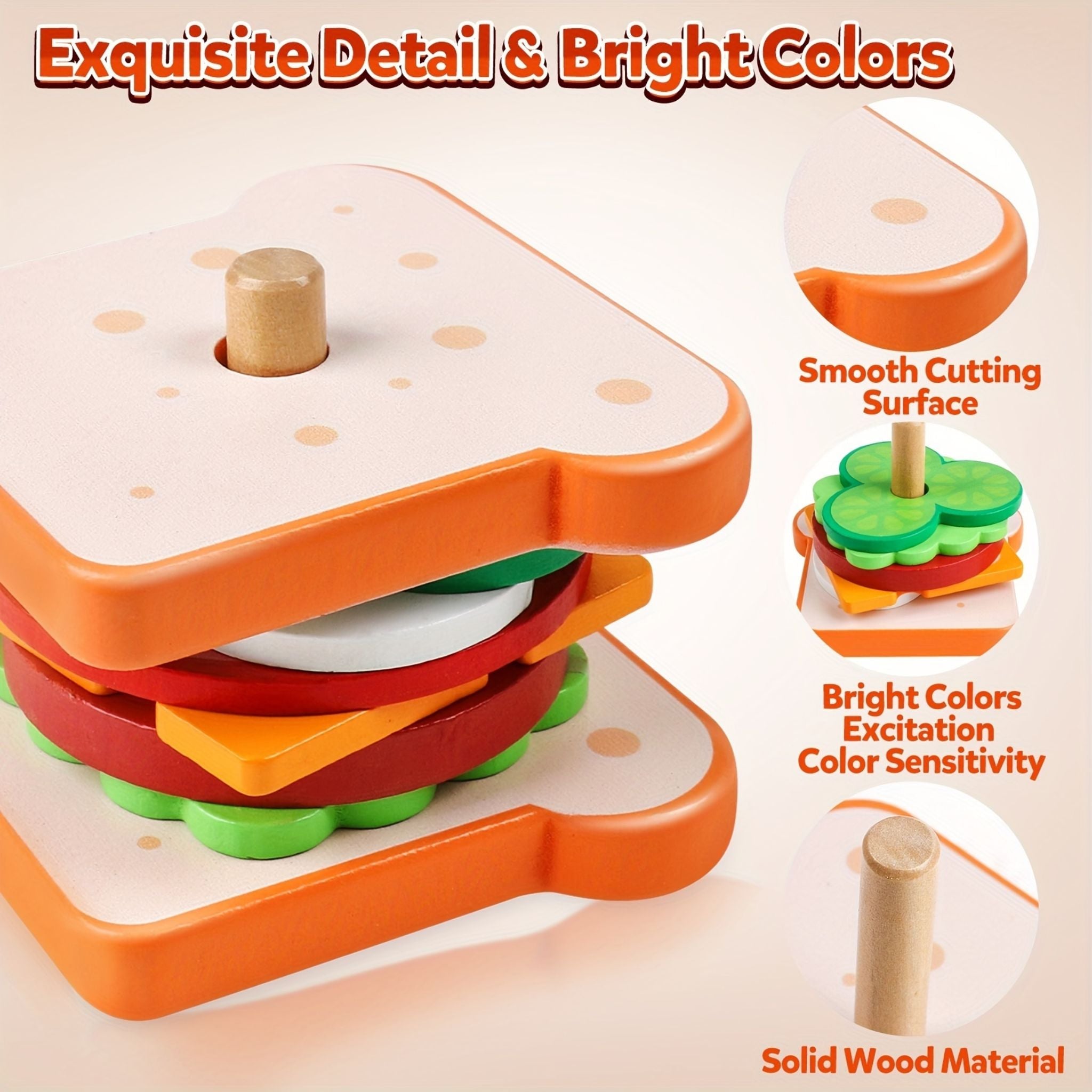 Constructeur de hamburgers Montessori