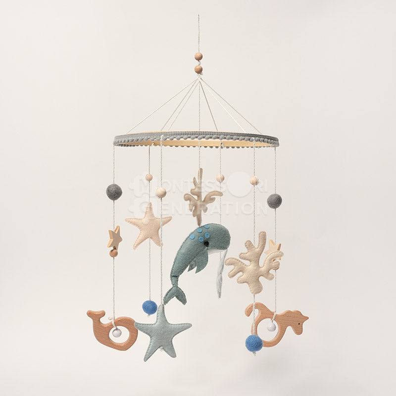 Móvil de Cuna para Bebés Fidtoy Ocean, Decoración Colgante para Guardería, 0+ meses