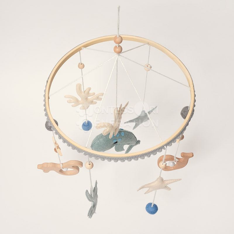 Móvil de Cuna para Bebés Fidtoy Ocean, Decoración Colgante para Guardería, 0+ meses
