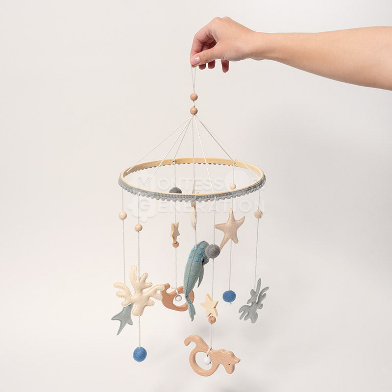 Móvil de Cuna para Bebés Fidtoy Ocean, Decoración Colgante para Guardería, 0+ meses