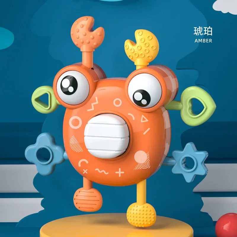 Crab Pull Toy™ – Grijp & Trek Plezier – Krab Sensorisch Bijtspeelgoed