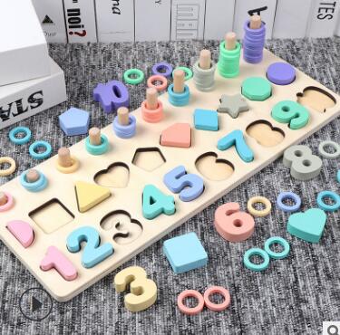 Fidtoy Juguetes Educativos de Madera Montessori para Niños