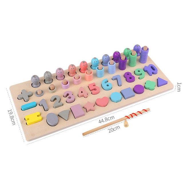 Fidtoy Juguetes Educativos de Madera Montessori para Niños