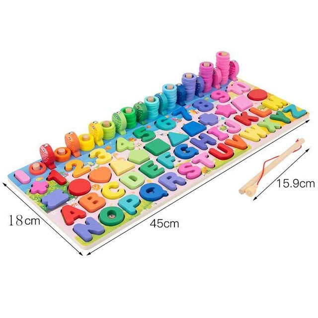 Fidtoy Juguetes Educativos de Madera Montessori para Niños