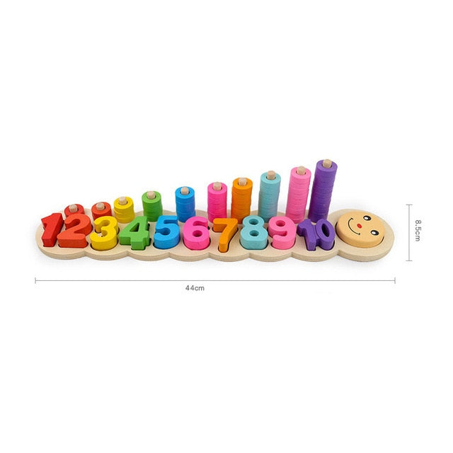 Fidtoy Juguetes Educativos de Madera Montessori para Niños