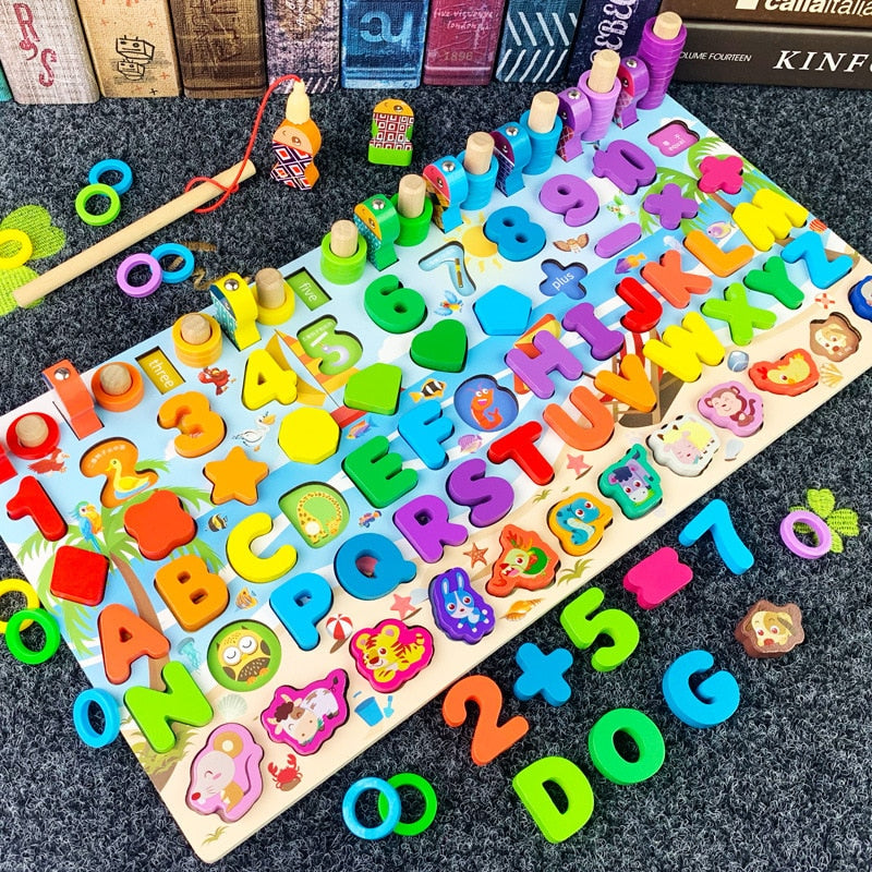 Fidtoy Juguetes Educativos de Madera Montessori para Niños