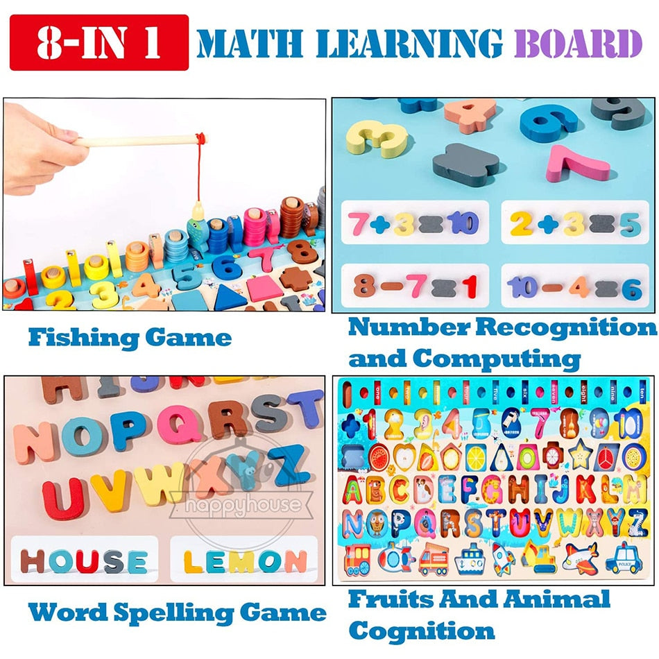Fidtoy Juguetes Educativos de Madera Montessori para Niños