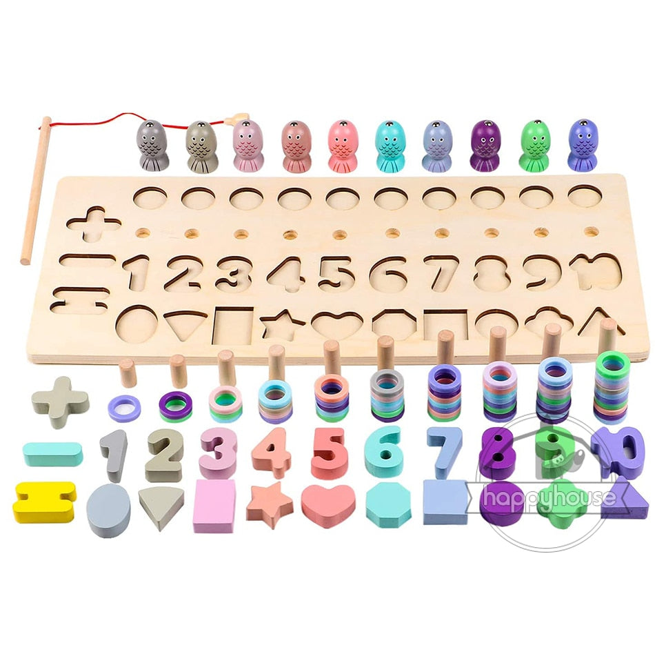 Fidtoy Juguetes Educativos de Madera Montessori para Niños