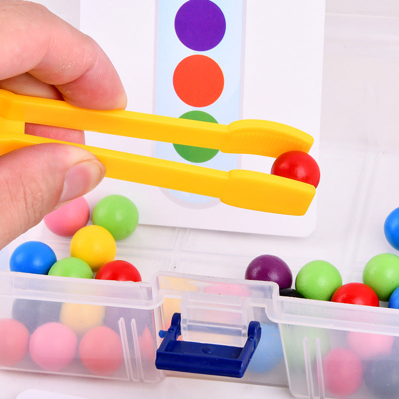 Juguete Educativo: Perlas Montessori en Tubos de Ensayo