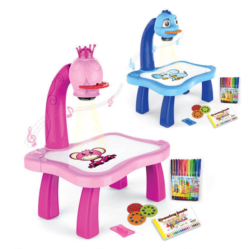 Montessori Led Projector Drawing Table
