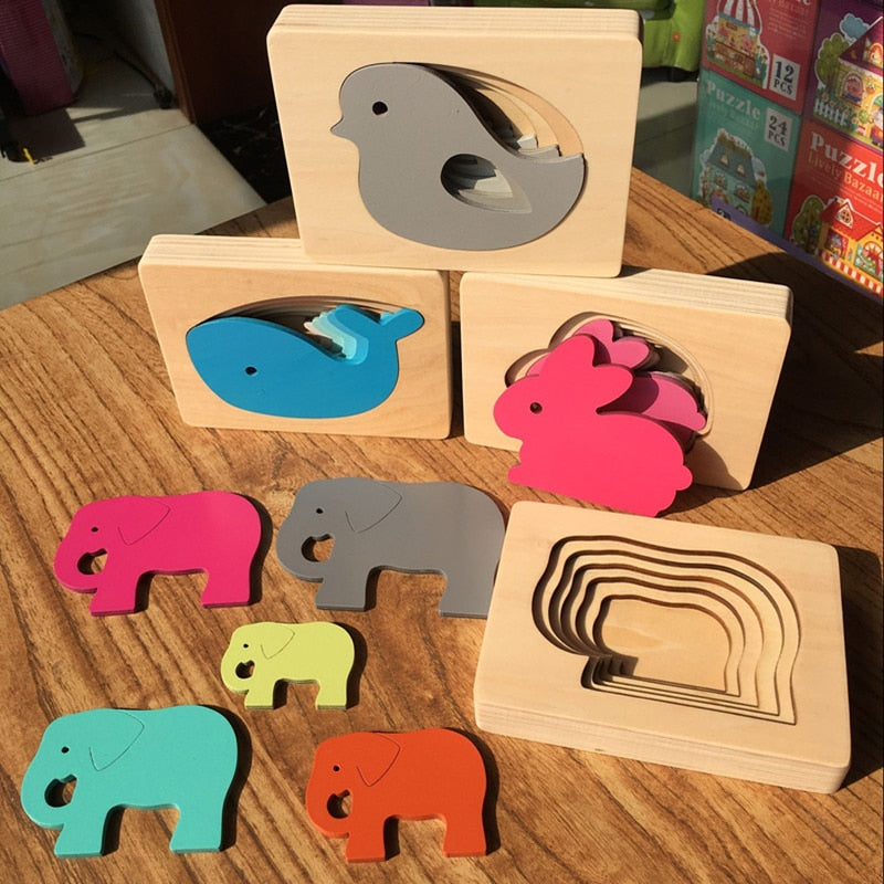 Fidtoy Embedded Puzzle for Toddler