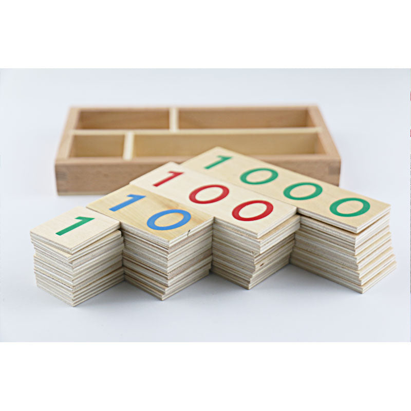 Fidtoy Decimal System Number Cards Montessori Math Toy