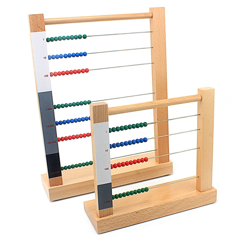 Fidtoy Abacus Counter Wooden Montessori Math Toy