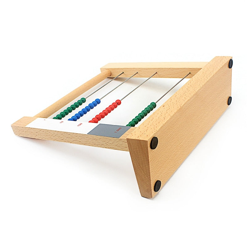 Fidtoy Abacus Counter Wooden Montessori Math Toy