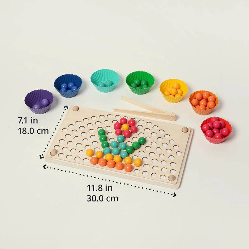 Fidtoy Montessori Rainbow Beads