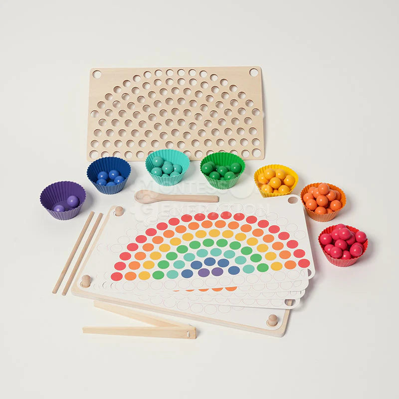 Fidtoy Montessori Rainbow Beads