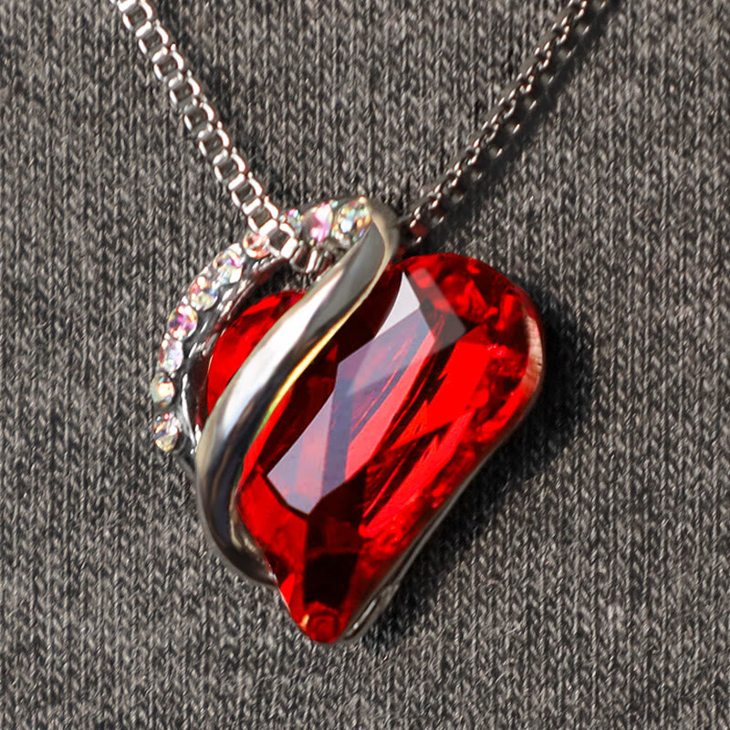 Buddha Stones Love Heart Birthstone Healing Energy Necklace Pendant Necklaces & Pendants BS 5