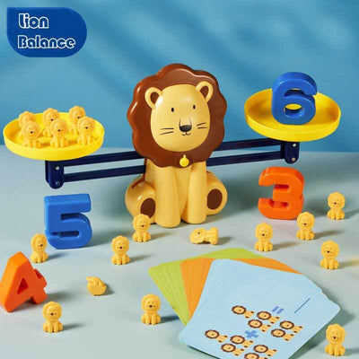 Fidtoy Frog Balance Math Toy | Juego de aprendizaje de matemáticas y números Montessori para niños