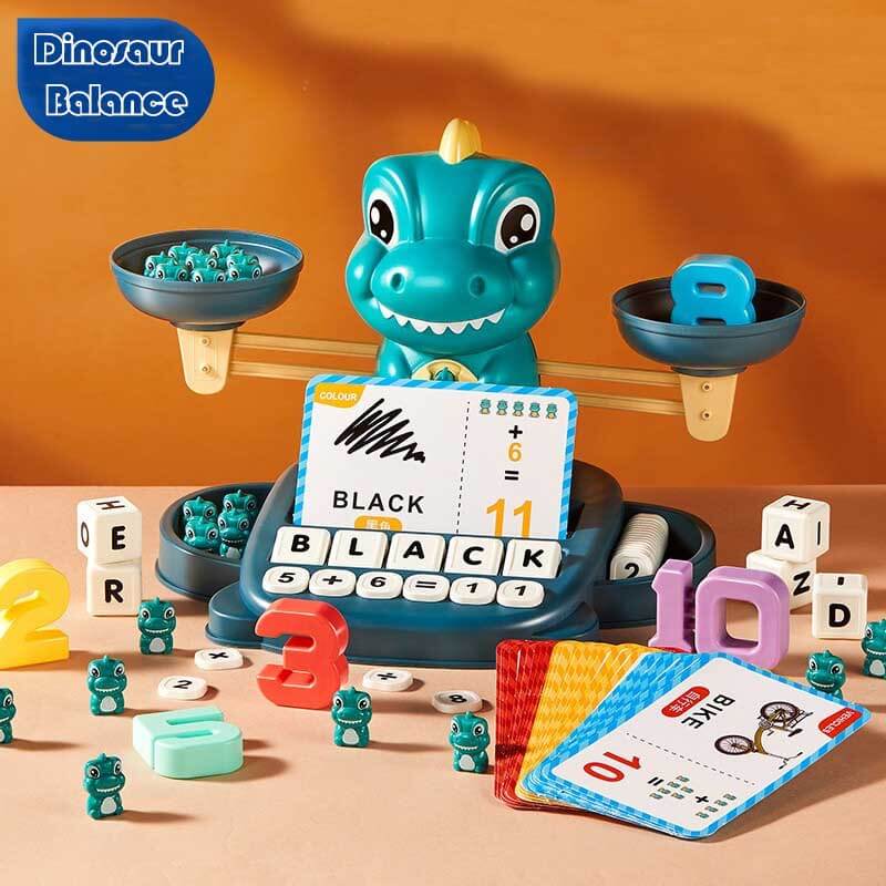 Fidtoy Frog Balance Math Toy | Juego de aprendizaje de matemáticas y números Montessori para niños